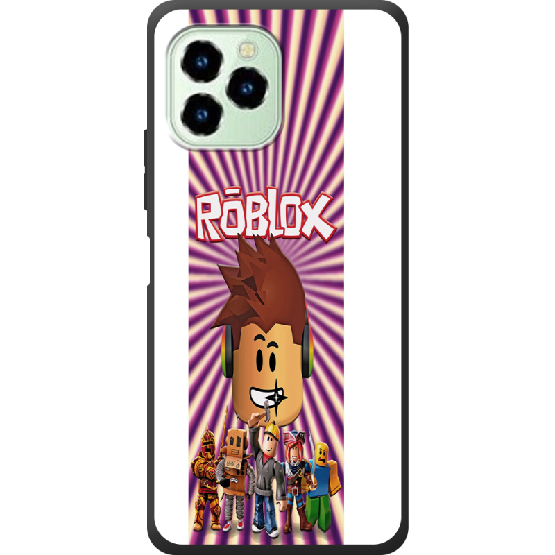 Чехол со стразами Oukitel C21 Pro Follow Me to Roblox