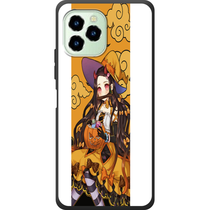 Чехол со стразами Oukitel C21 Pro Kamado Nezuko Halloween