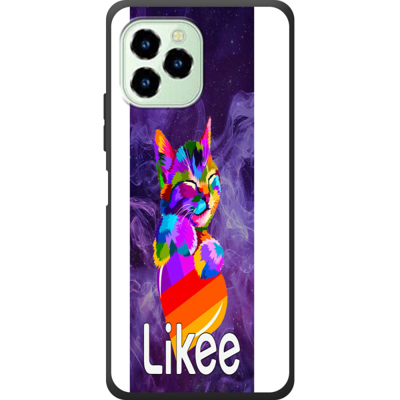 Чехол со стразами Oukitel C21 Pro Likee Cat