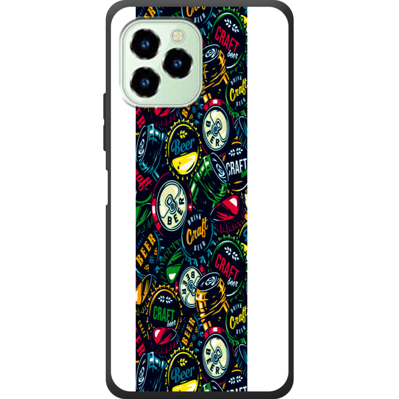 Чехол со стразами Oukitel C21 Pro Bottle Caps