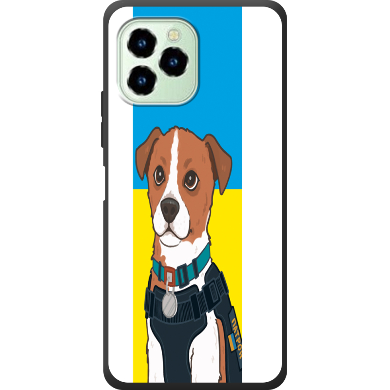 Чехол со стразами Oukitel C21 Pro Пес Патрон