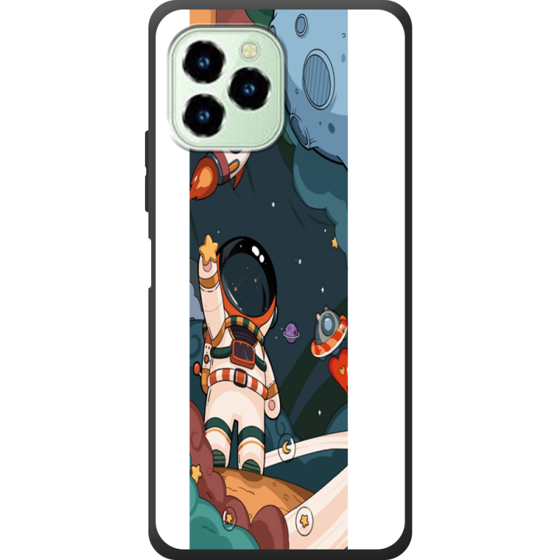 Чехол со стразами Oukitel C21 Pro Space Mission