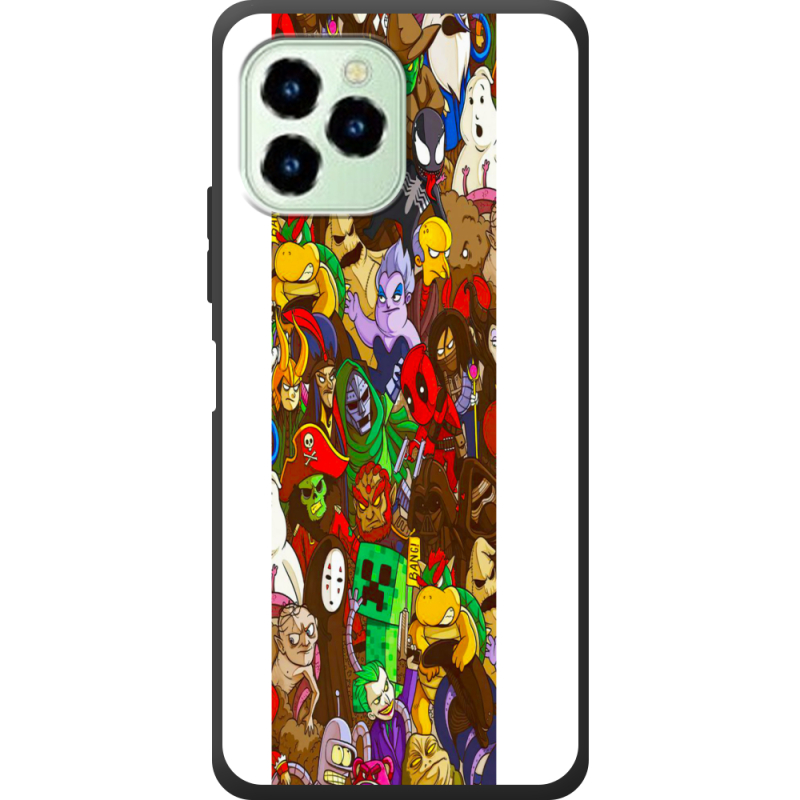 Чехол со стразами Oukitel C21 Pro Злодеи