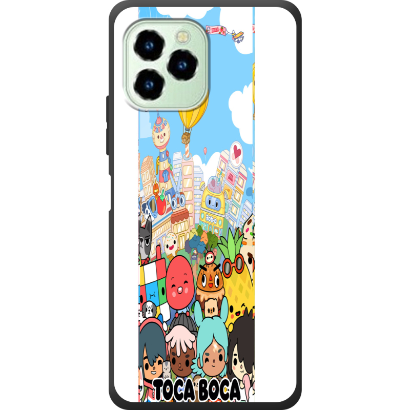 Чехол со стразами Oukitel C21 Pro Світ Тока Бока