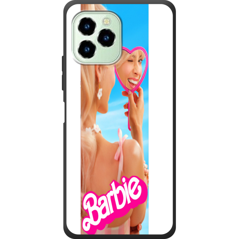 Чехол со стразами Oukitel C21 Pro Barbie 2023