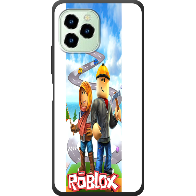 Чехол со стразами Oukitel C21 Pro Roblox Білдерман