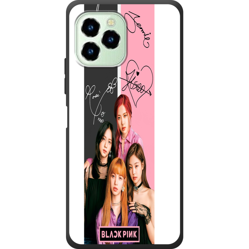 Чехол со стразами Oukitel C21 Pro Blackpink Kpop