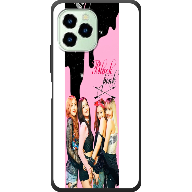 Чехол со стразами Oukitel C21 Pro Blackpink Star