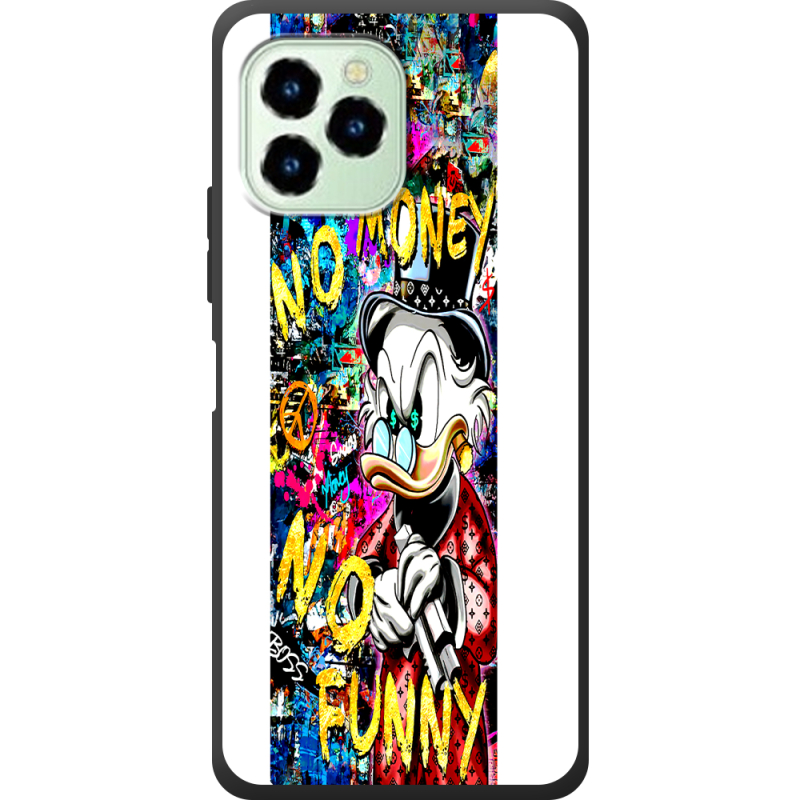 Чехол со стразами Oukitel C21 Pro no money no funny