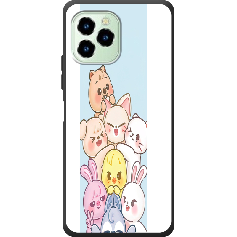 Чехол со стразами Oukitel C21 Pro 