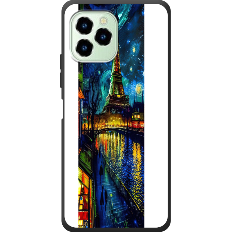 Чехол со стразами Oukitel C21 Pro Сяйво над Парижем