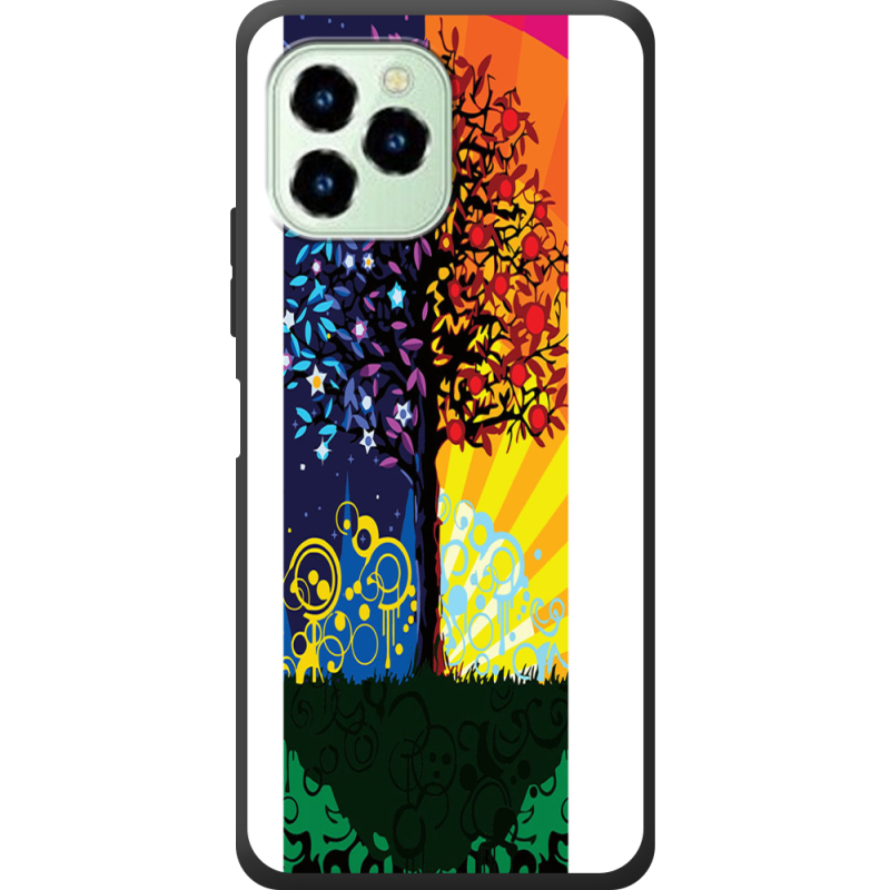 Чехол со стразами Oukitel C21 Pro Wish Tree