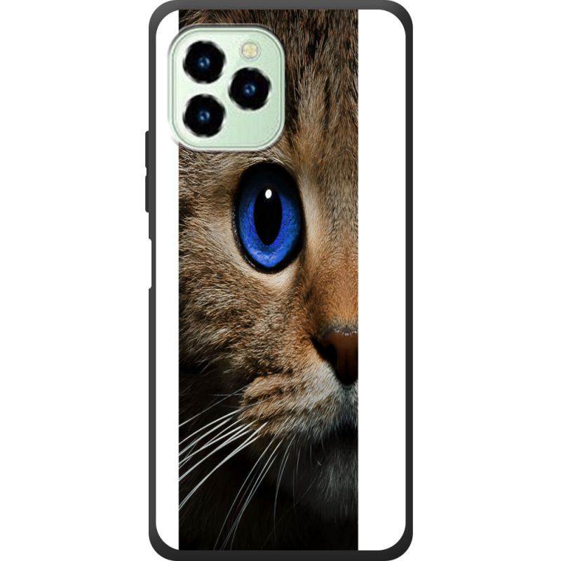 Чехол со стразами Oukitel C21 Pro Cat's Eye