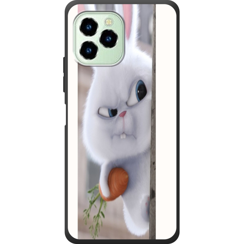 Чехол со стразами Oukitel C21 Pro Rabbit Snowball