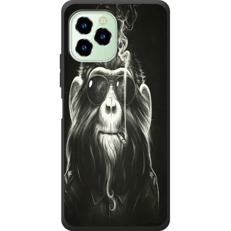 Чехол со стразами Oukitel C21 Pro Smokey Monkey