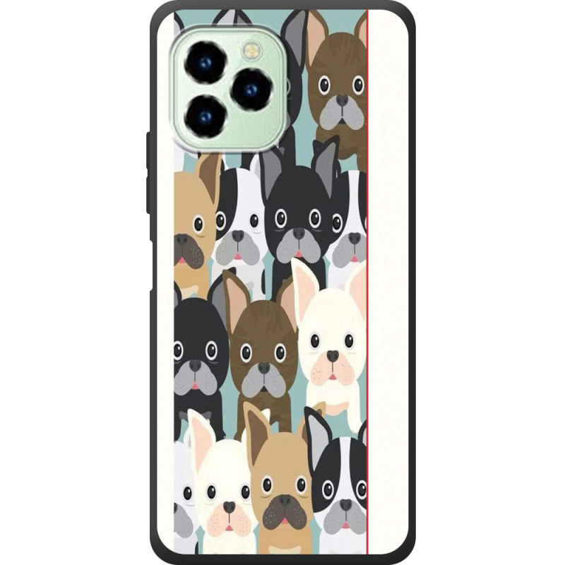 Чехол со стразами Oukitel C21 Pro 