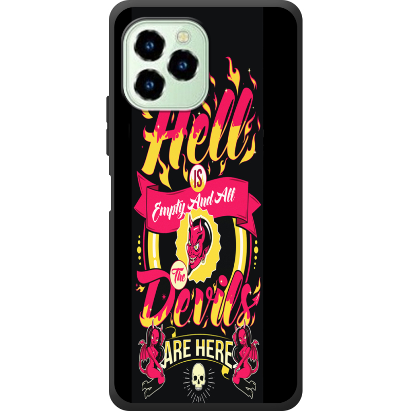 Чехол со стразами Oukitel C21 Pro 