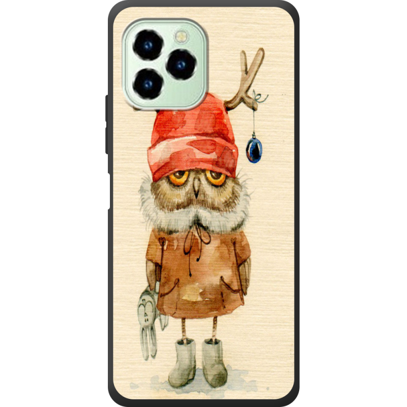 Чехол со стразами Oukitel C21 Pro Милая Сова