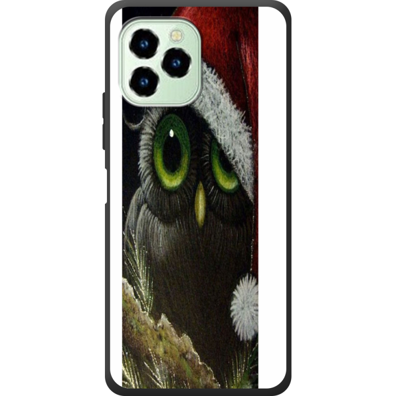 Чехол со стразами Oukitel C21 Pro Christmas Owl