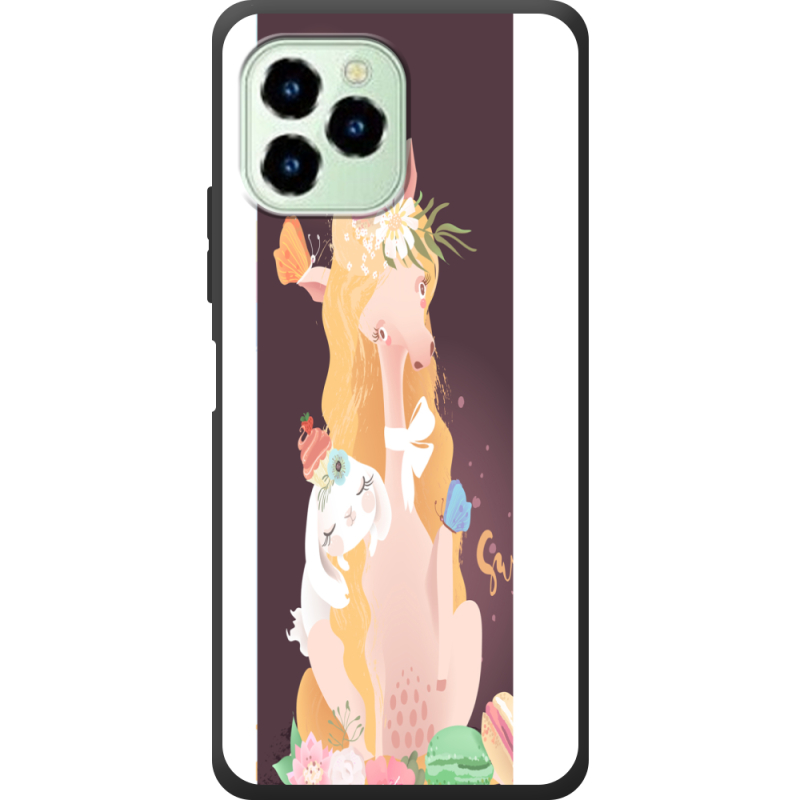 Чехол со стразами Oukitel C21 Pro 