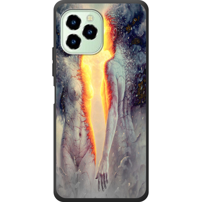 Чехол со стразами Oukitel C21 Pro George Redhawk