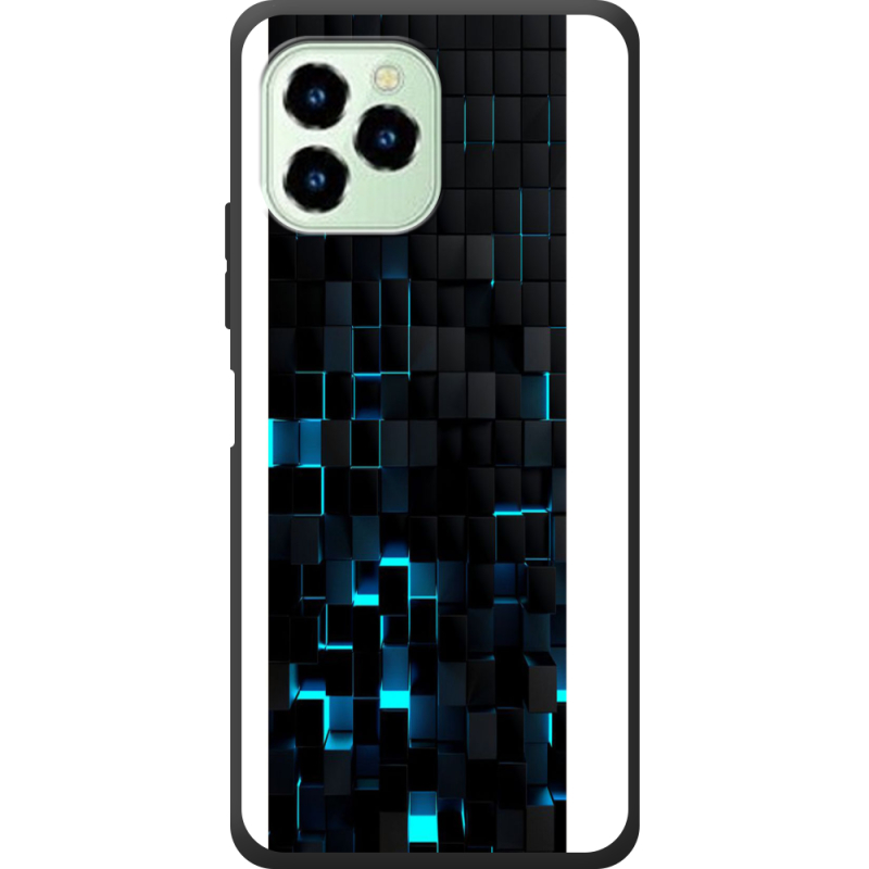 Чехол со стразами Oukitel C21 Pro Cubes
