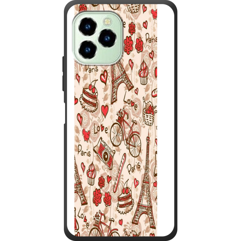 Чехол со стразами Oukitel C21 Pro 