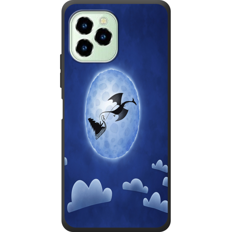 Чехол со стразами Oukitel C21 Pro Christmas Dragon