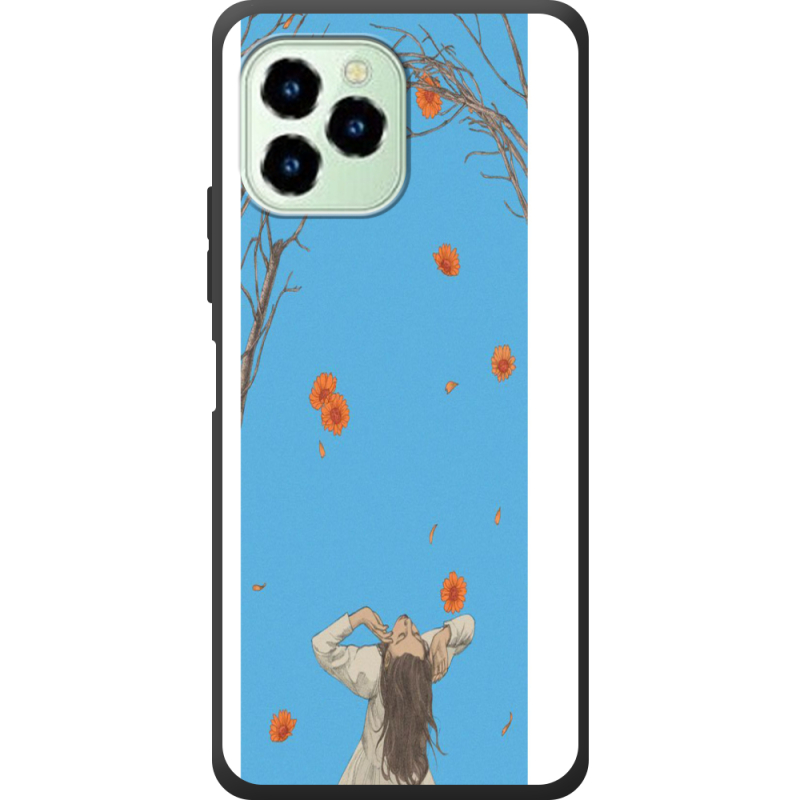 Чехол со стразами Oukitel C21 Pro 