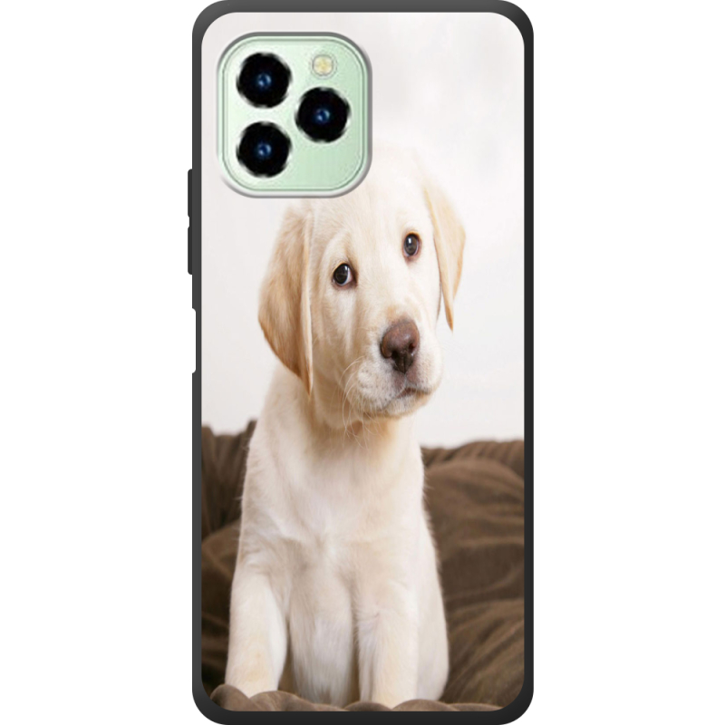 Чехол со стразами Oukitel C21 Pro Puppy Labrador