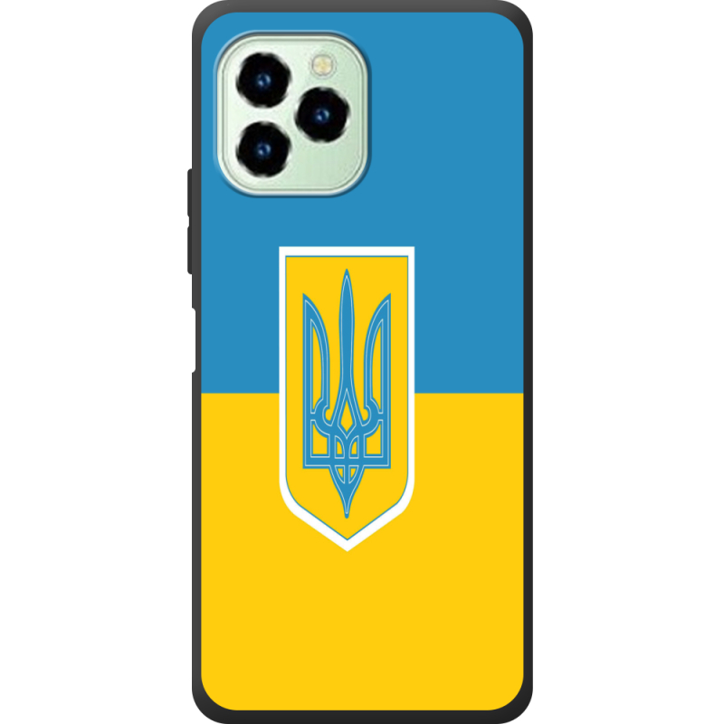 Чехол со стразами Oukitel C21 Pro Герб України