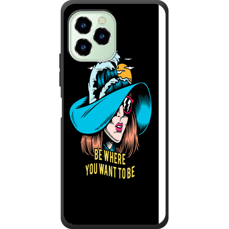 Чехол со стразами Oukitel C21 Pro 