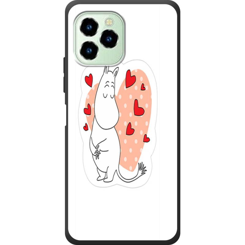 Чехол со стразами Oukitel C21 Pro Mumintroll