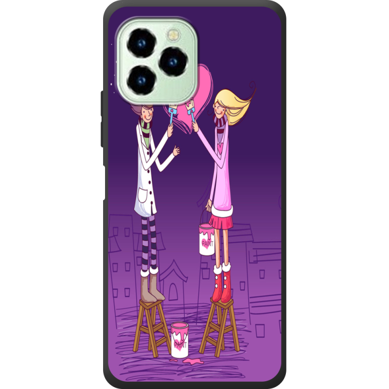 Чехол со стразами Oukitel C21 Pro 