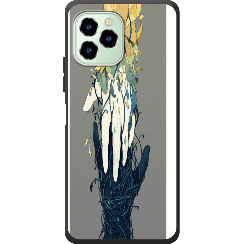 Чехол со стразами Oukitel C21 Pro Natures Hands