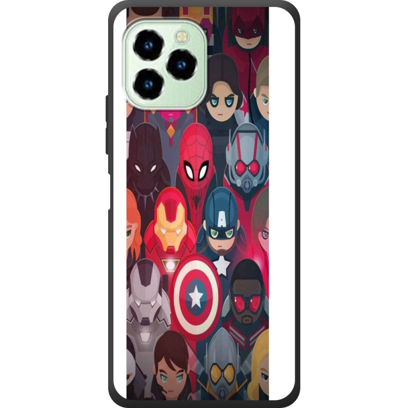 Чехол со стразами Oukitel C21 Pro 