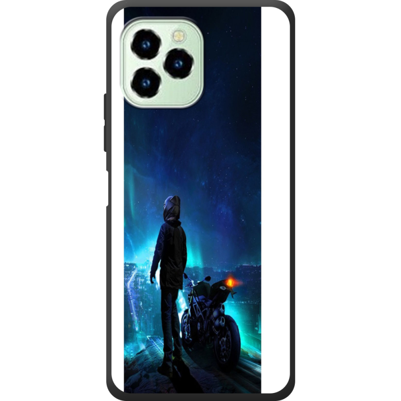 Чехол со стразами Oukitel C21 Pro Motorcyclist