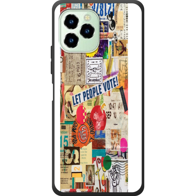 Чехол со стразами Oukitel C21 Pro 