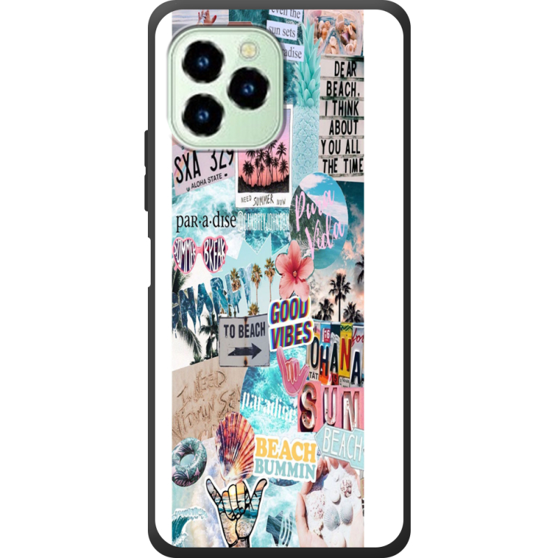 Чехол со стразами Oukitel C21 Pro 