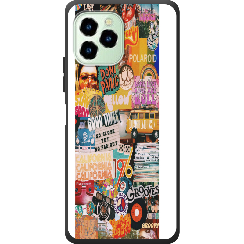 Чехол со стразами Oukitel C21 Pro 