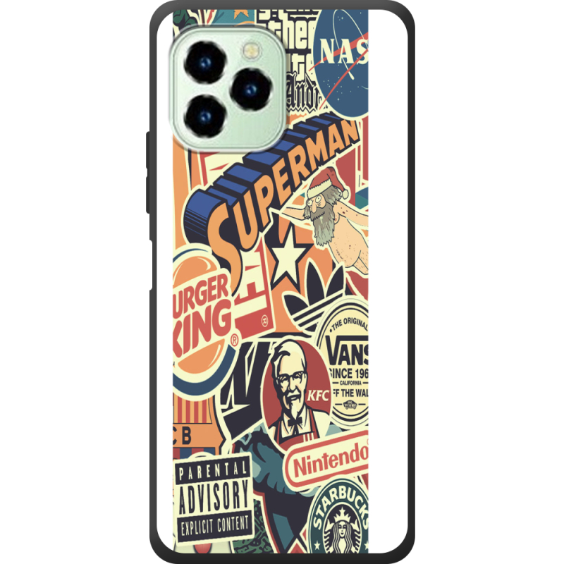 Чехол со стразами Oukitel C21 Pro 