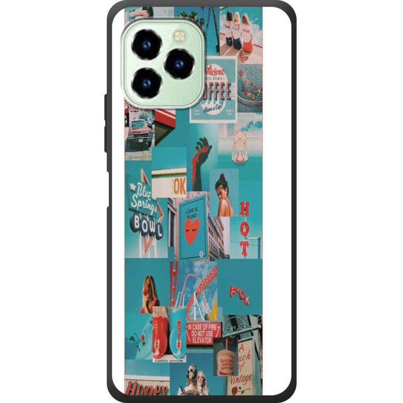 Чехол со стразами Oukitel C21 Pro 