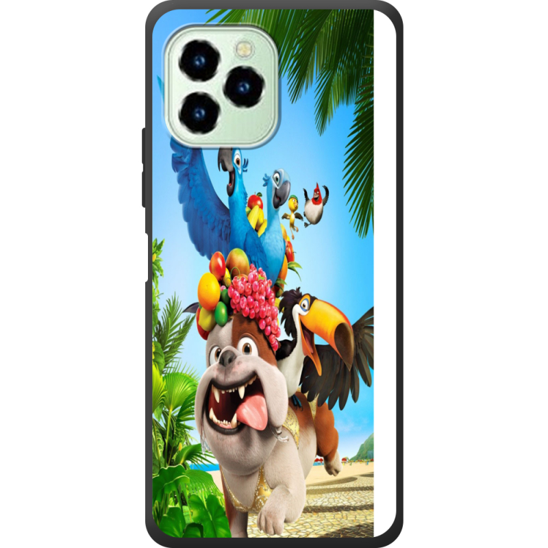 Чехол со стразами Oukitel C21 Pro 