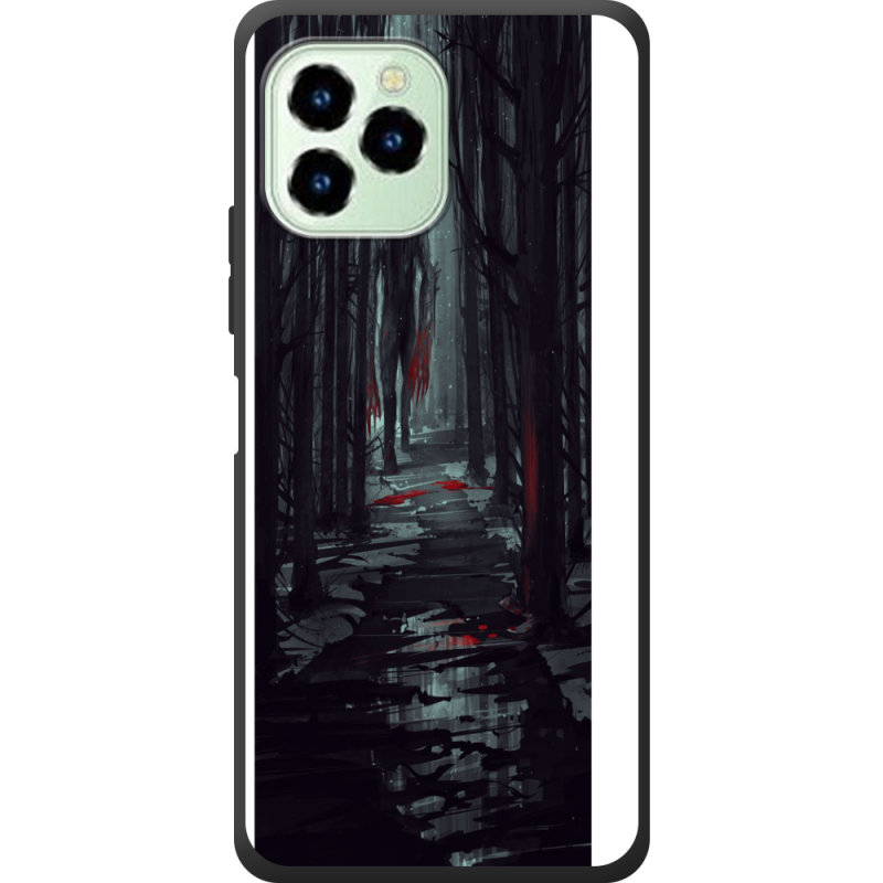 Чехол со стразами Oukitel C21 Pro Forest and Beast