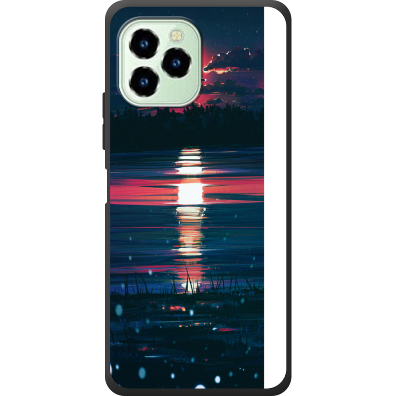 Чехол со стразами Oukitel C21 Pro Midnight