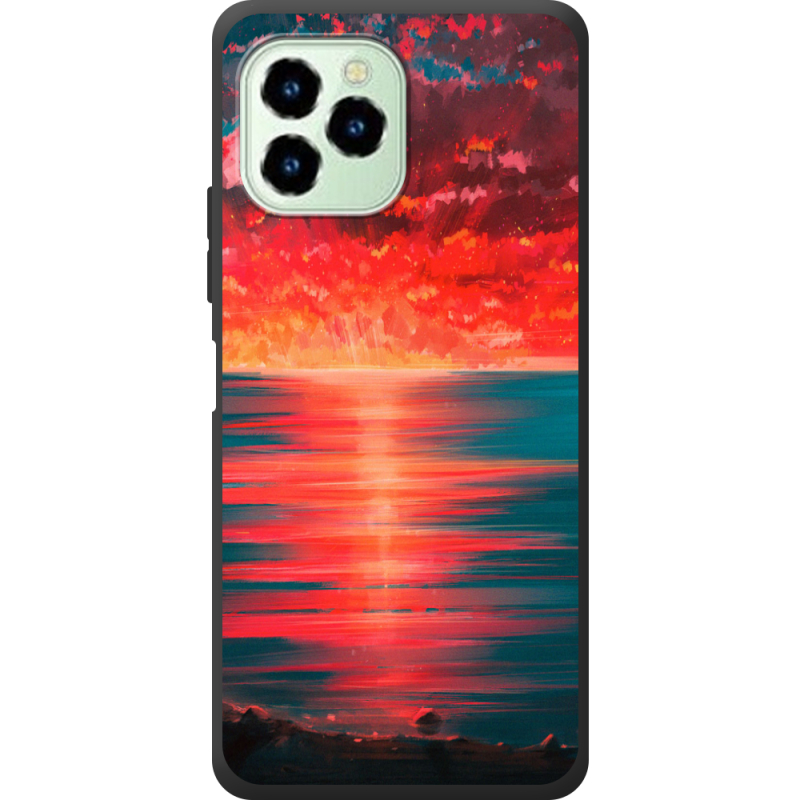 Чехол со стразами Oukitel C21 Pro Seaside b
