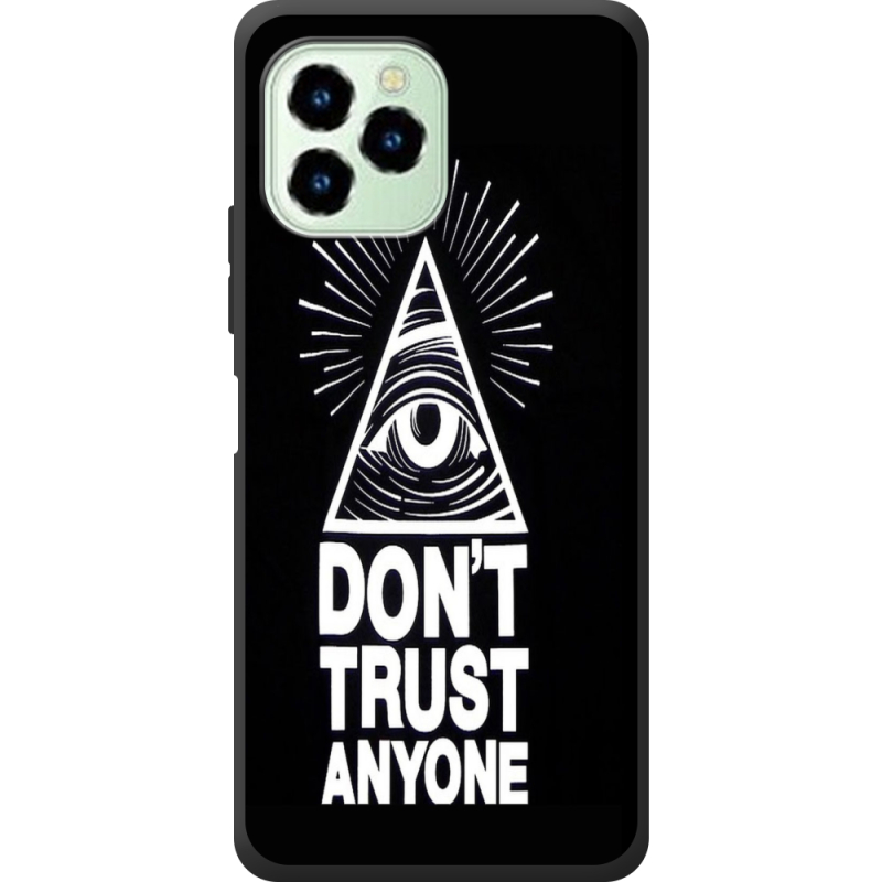 Чехол со стразами Oukitel C21 Pro Dont Trust Anyone