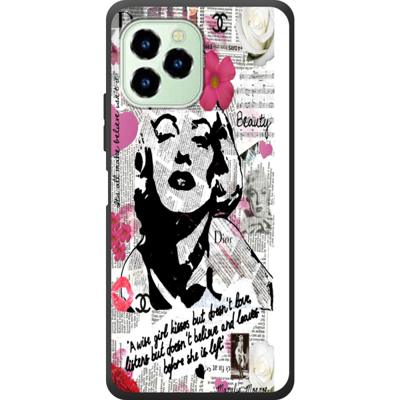 Чехол со стразами Oukitel C21 Pro 