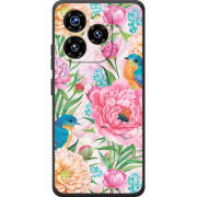 Чохол BoxFace Oukitel C50 Birds in Flowers