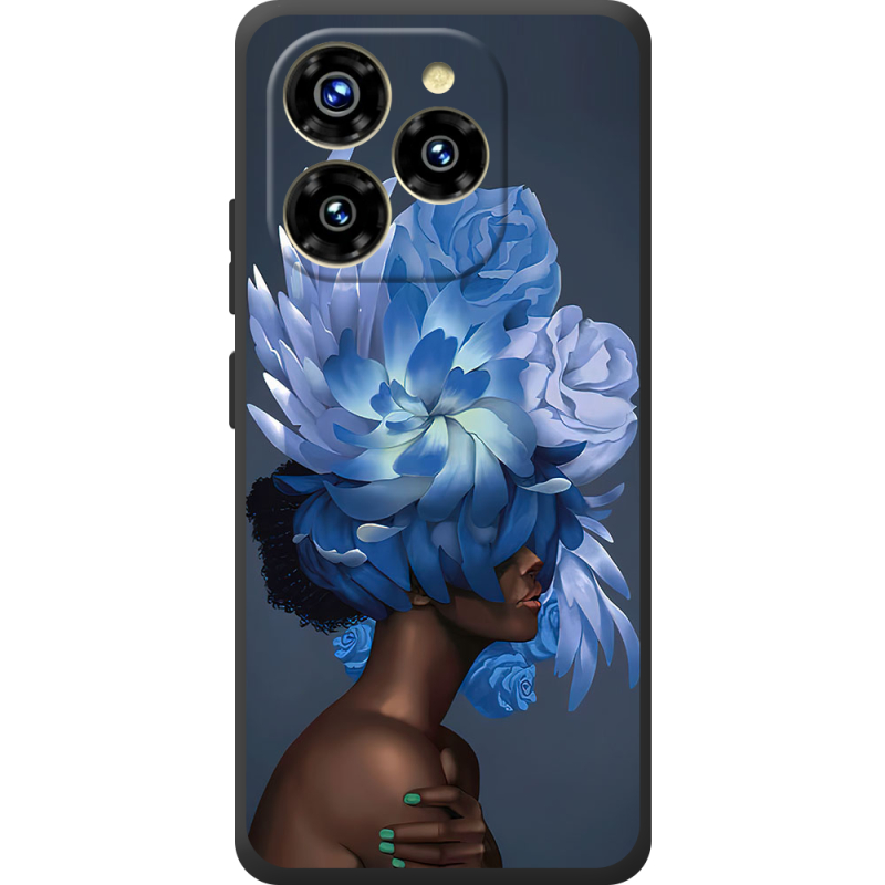 Чохол BoxFace Oukitel C50 Exquisite Blue Flowers